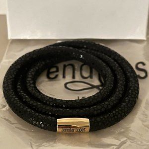 Jennifer Lopez Endless Jewelry Collection Black Bedazzled Bracelet